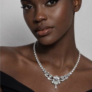 Elegant Vintage Eisenberg Ice Rhinestone Necklace – Signed